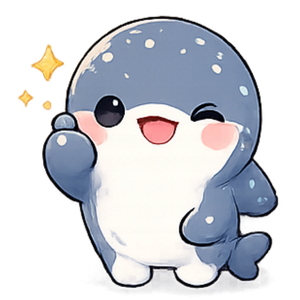 Whale Chip mascot